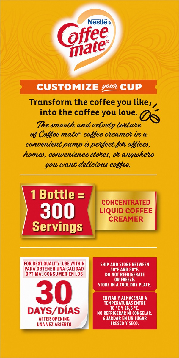 slide 5 of 9, Coffee-Mate Concentrated Hazelnut Coffee Creamer 1 50.7 fl oz, 50.7 fl oz