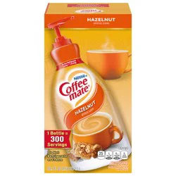 NESTLÉ Coffee mate Hazelnut Artificial Flavor, Liquid Concentrate Pump Bottle, Coffee Creamer - 50.7 fl. Oz.