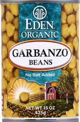 Eden Foods Foods Garbanzo Beans 15 oz