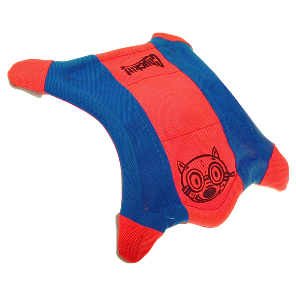 slide 1 of 2, Chuckit! Flying Squirrel Pet Toy - Blue - M, MED