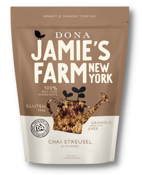 slide 1 of 1, Jamie's Farm Chai Streusel With Honey Granola, 8 oz