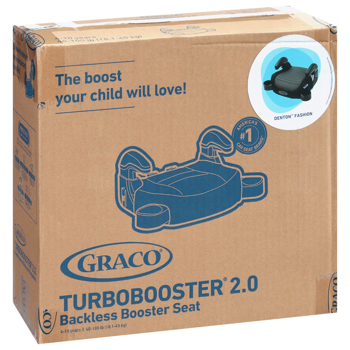 slide 3 of 12, Graco Turbobooster 2.0 Backless Booster Seat 1 ea, 1 ct
