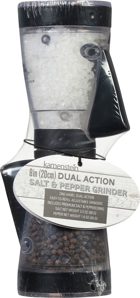 slide 6 of 9, Kamenstein Dual Action Salt and Pepper Grinder, 1 ct