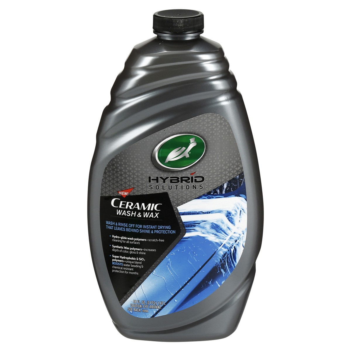 slide 1 of 5, Turtle Wax Hybrid Solutions Ceramic Wash and Wax, 48 fl oz