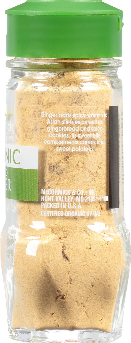 slide 4 of 8, McCormick Gourmet Organic Ground Ginger, 1.25 oz, 1.25 oz