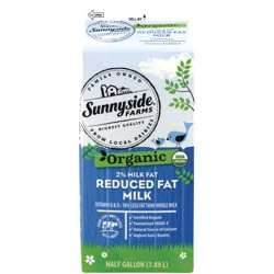 Sunnyside Farms, 2% Reduced Fat Organic Milk