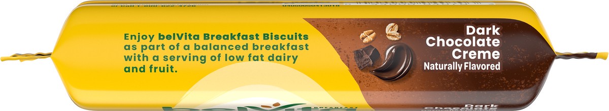 slide 5 of 11, belVita Breakfast Sandwich Dark Chocolate Creme Breakfast Biscuits, 1 Pack (2 Sandwiches Per Pack), 0.11 lb