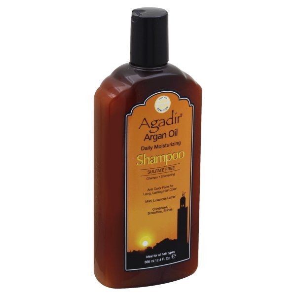 slide 1 of 1, Agadir Shampoo Daily Moisturizing Argan Oil, 12 oz