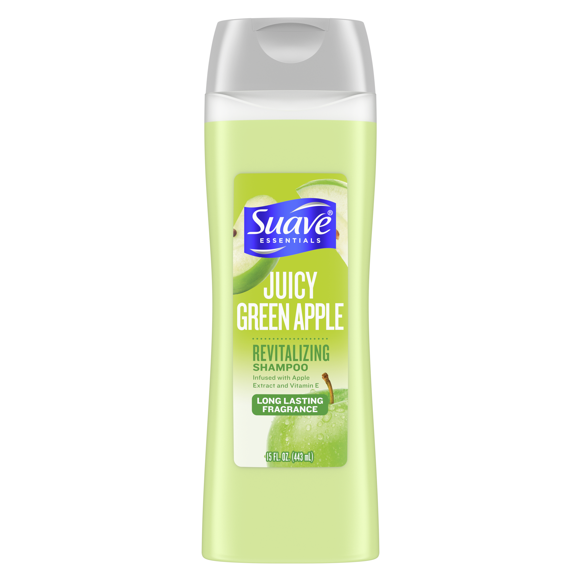 slide 6 of 7, Suave Essentials Shampoo Juicy Green Apple, 15 oz, 15 oz