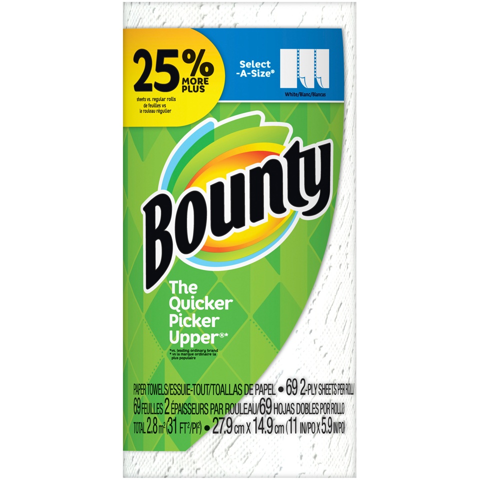 slide 1 of 2, Bounty Large Select A Size, 1 ct