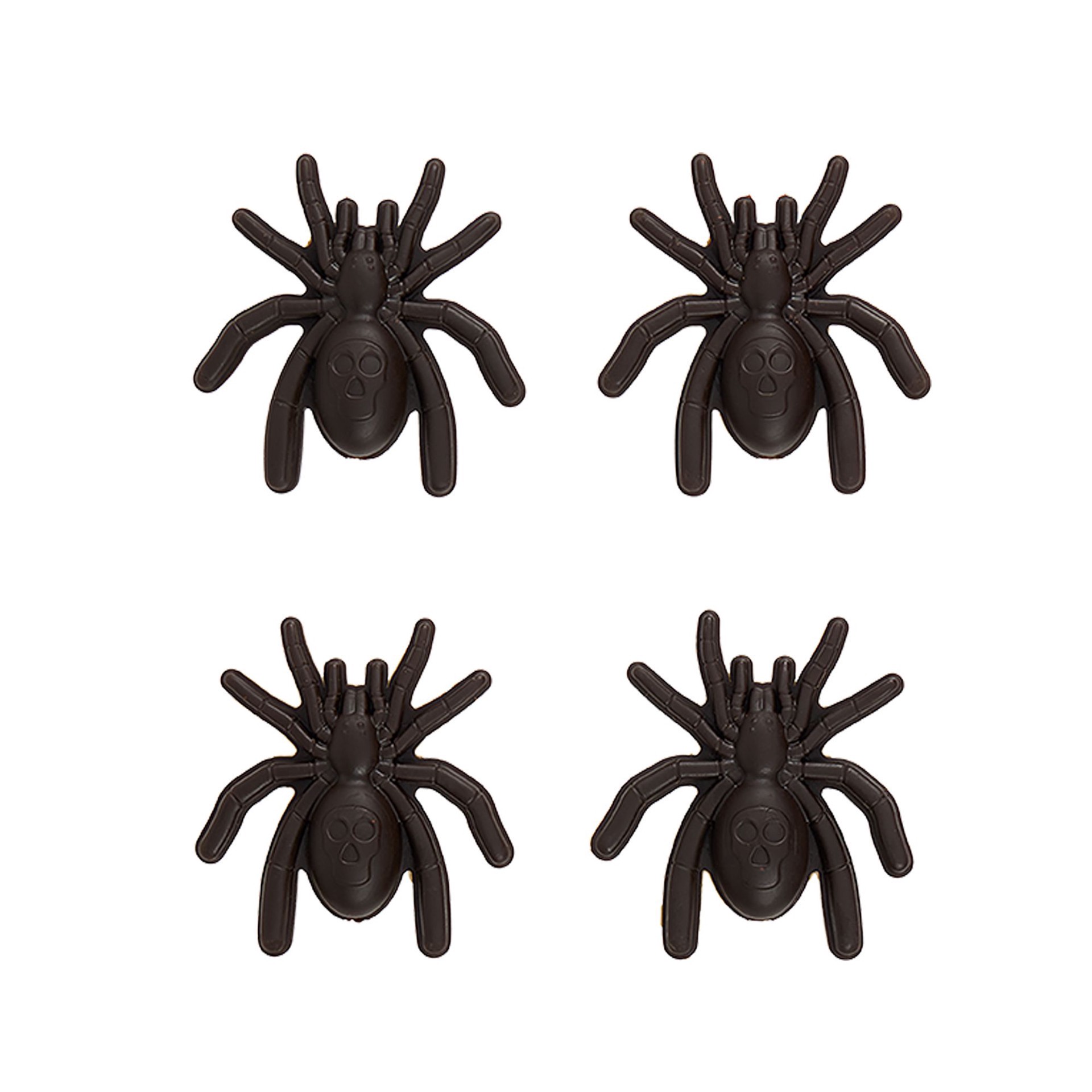 slide 1 of 1, Dentley's Thrills And Chills Rawhide Alternative Spiders Dog Treats 4 Count 2.8 Oz, 4 ct