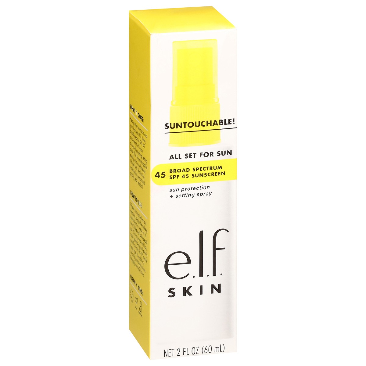 slide 11 of 13, e.l.f. Skin Broad Spectrum SPF 45 Sunscreen 2 fl oz, 2 fl oz