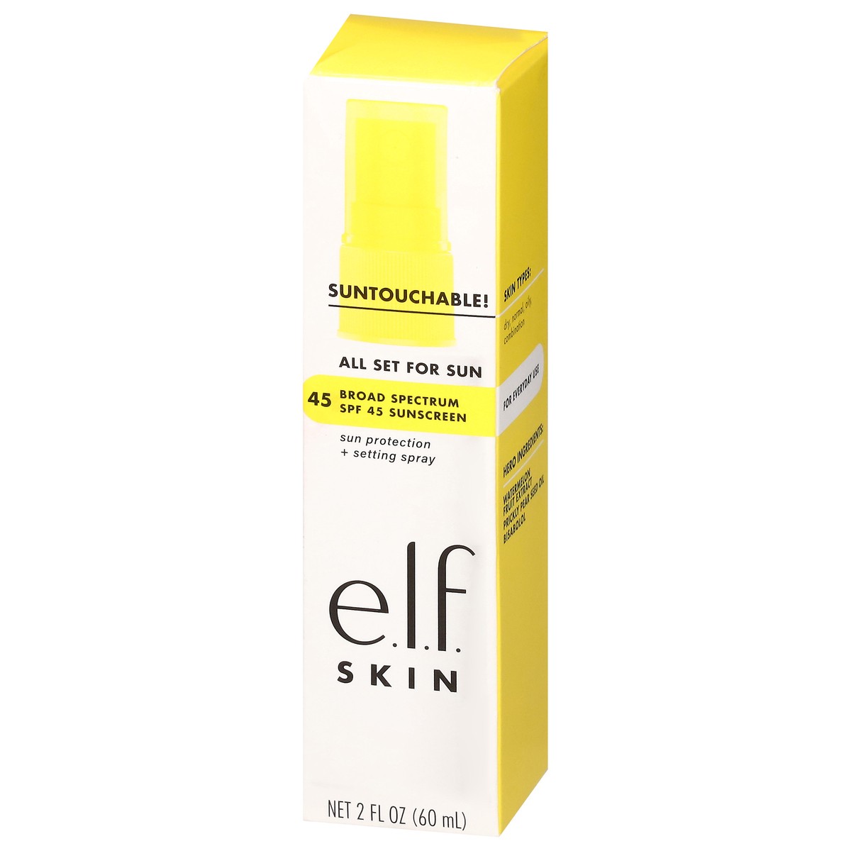 slide 13 of 13, e.l.f. Skin Broad Spectrum SPF 45 Sunscreen 2 fl oz, 2 fl oz