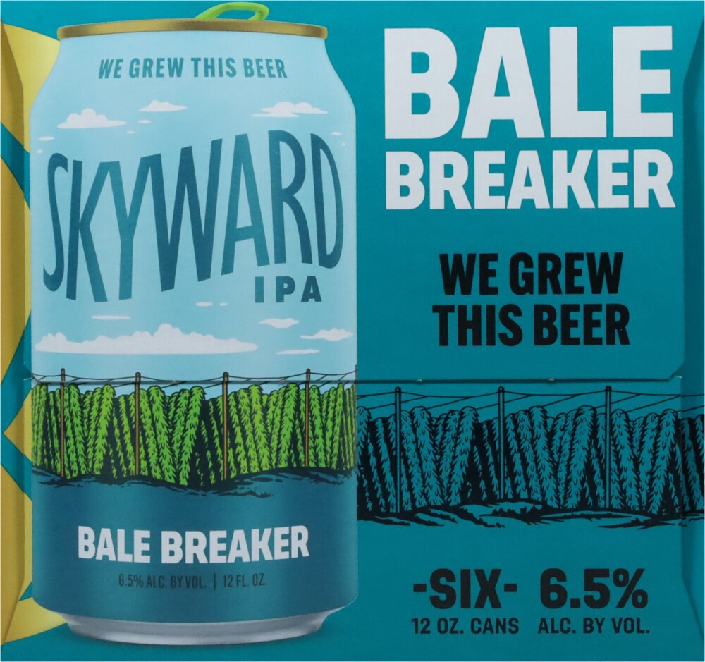 slide 5 of 5, Bale Breaker IPA Skyward Beer 6 - 12 oz Cans, 6 ct