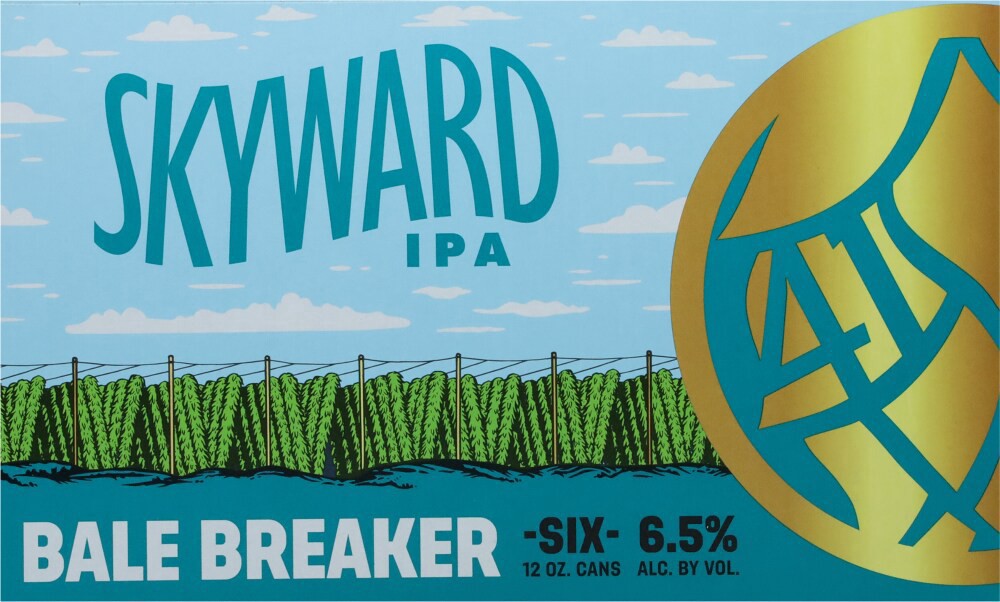 slide 4 of 5, Bale Breaker IPA Skyward Beer 6 - 12 oz Cans, 6 ct