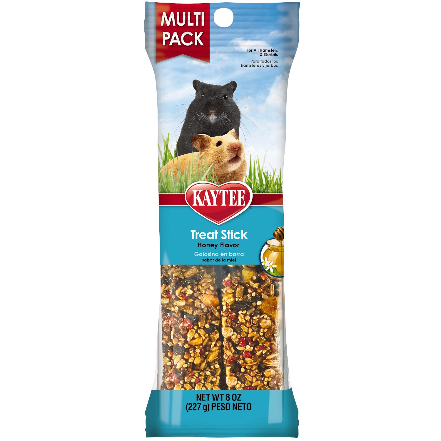 slide 1 of 3, Kaytee Treat Stick Honey Flavor -- Hamster and Gerbil Value Pack 8 oz, 1 ct