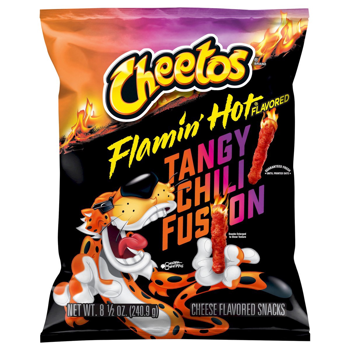 slide 2 of 4, Cheetos Cheese Flavored Snacks, Tangy Chili Fusion, 8.5 oz