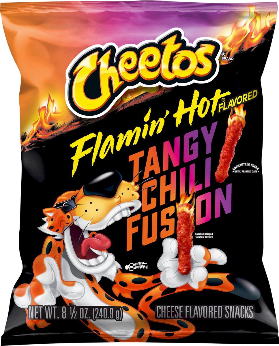 slide 4 of 4, Cheetos Cheese Flavored Snacks, Tangy Chili Fusion, 8.5 oz