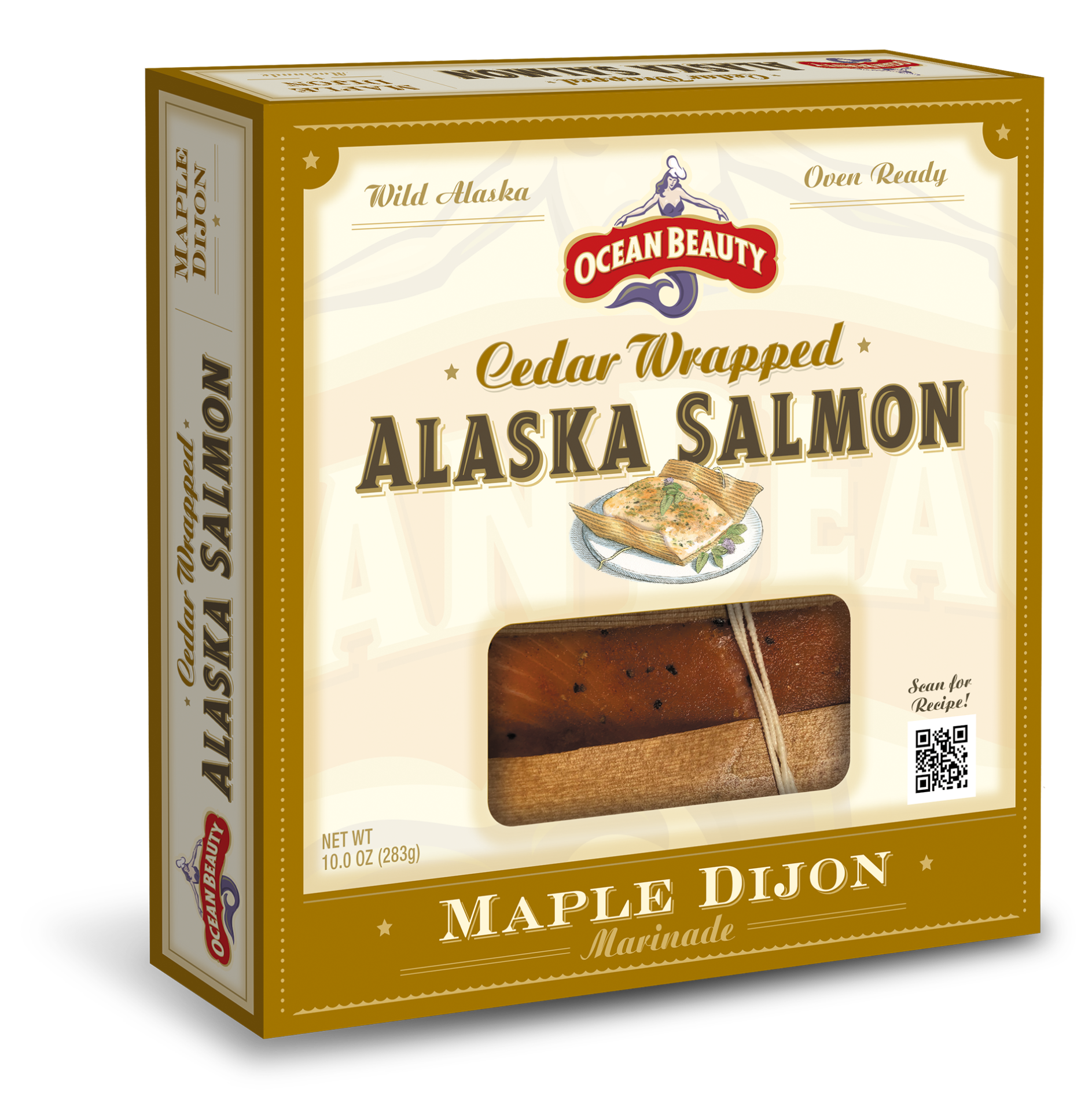 slide 1 of 1, Ocean Beauty Salmon Maple Dijon, 10 oz