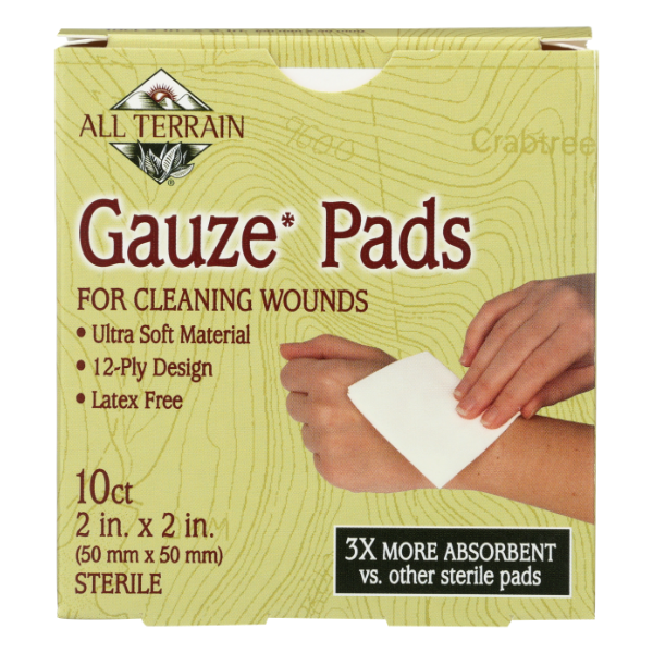 slide 1 of 1, All Terrain Gauze Pads, 1 ct