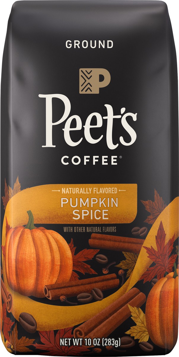 slide 8 of 8, Peet's Pumpkin Spice Flavored Ground Coffee, 10 oz