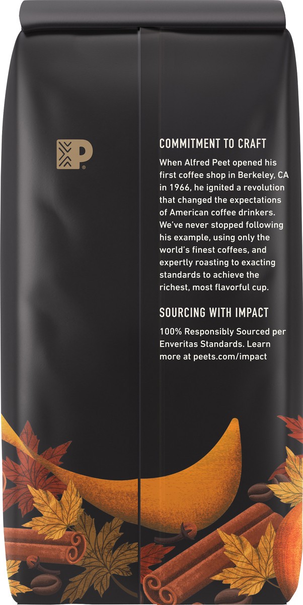 slide 5 of 8, Peet's Pumpkin Spice Flavored Ground Coffee, 10 oz