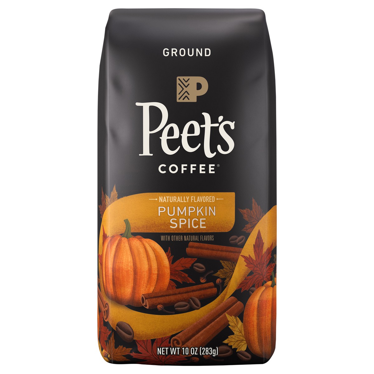 slide 7 of 8, Peet's Pumpkin Spice Flavored Ground Coffee, 10 oz