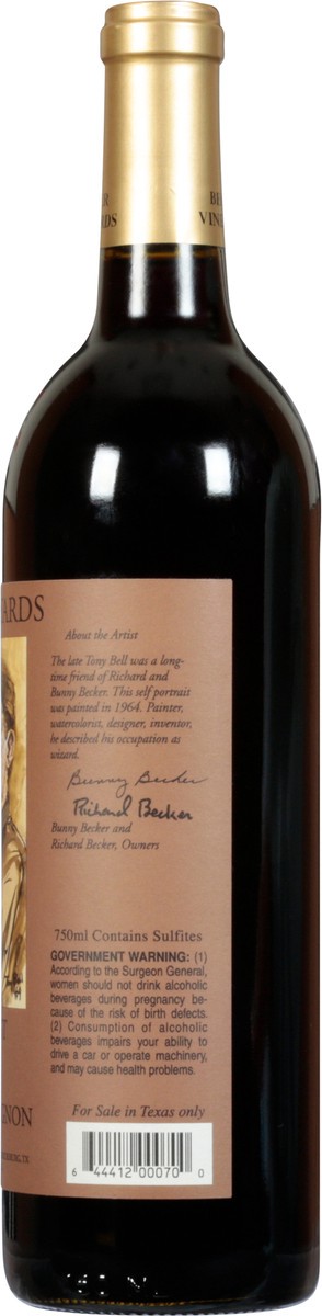 slide 10 of 12, Becker Vineyards Iconoclast Cabernet Sauvignon 750 ml, 750 ml