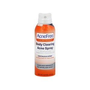 slide 1 of 1, AcneFree Body Clearing Acne Continuous Spray, 5 oz