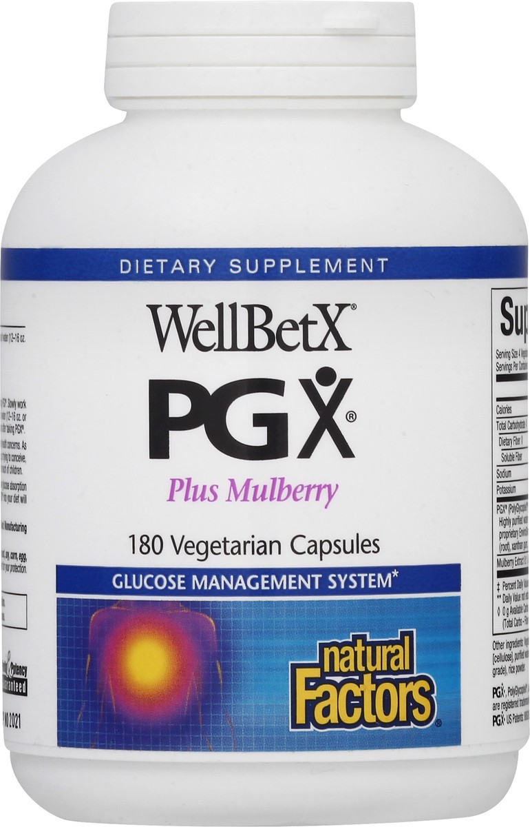 slide 1 of 2, Natural Factors PGX Plus Mulberry, 204 g