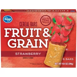 Kroger Fruit & Grain Cereal Bars - Strawberry