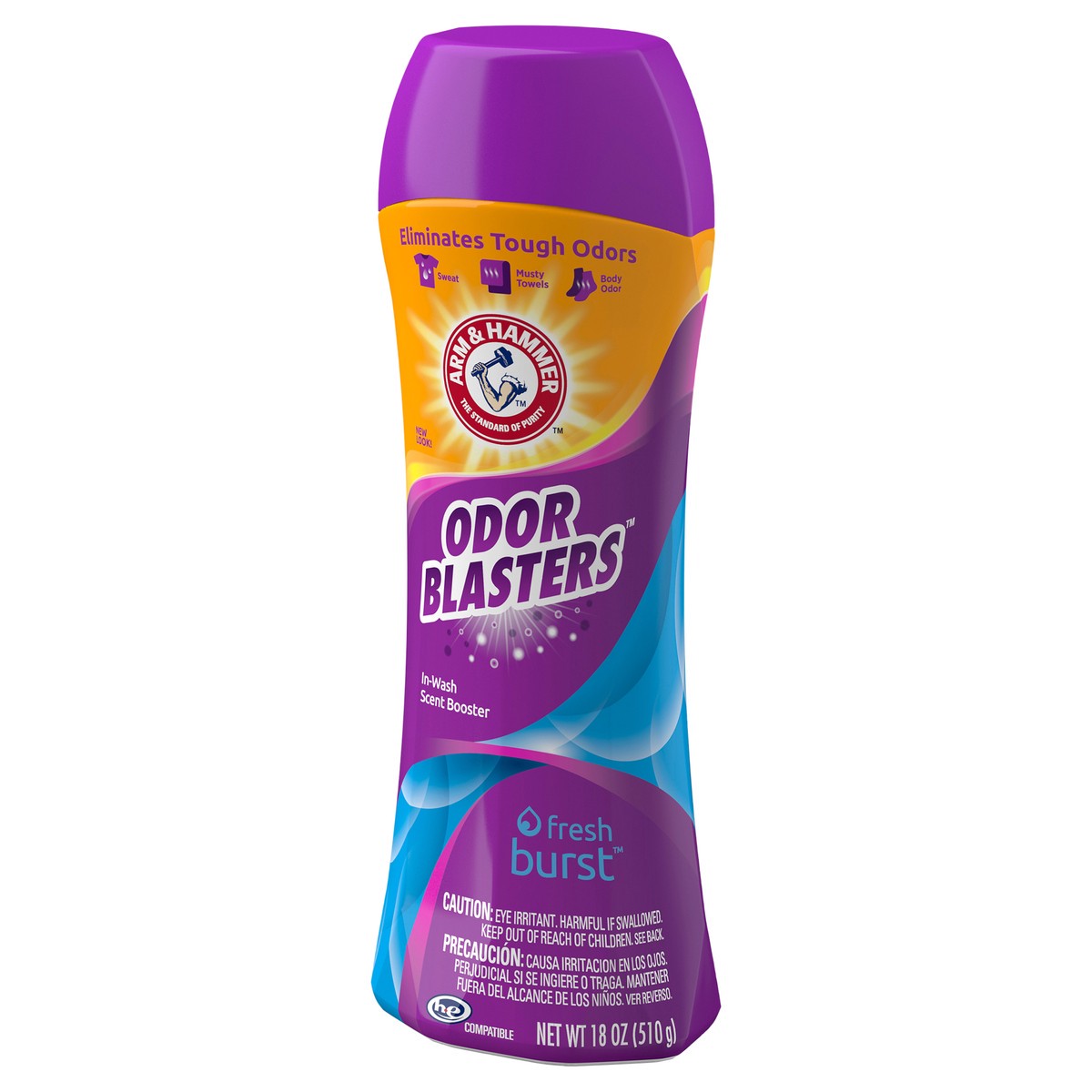 slide 8 of 9, ARM & HAMMER Arm Hammer Clean Scentsations In-Wash Scent Booster - Odor Blaster, 18 oz, 18 oz