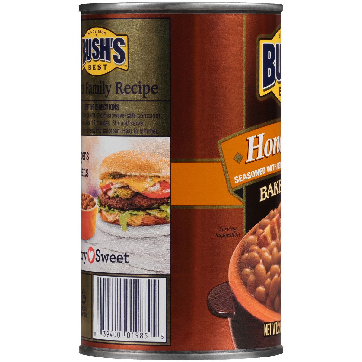 slide 5 of 7, Bush's Best Honey Sweet Baked Beans 28 oz. Can, 28 oz