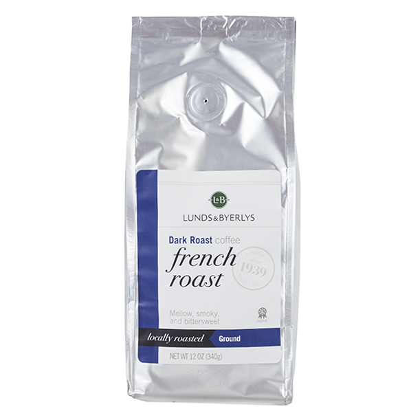 slide 1 of 1, L&B Ground French Roast Coffee - 12 oz, 12 oz