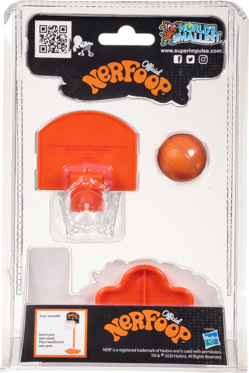 slide 4 of 8, World's Smallest Nerfoop Official 1 ea Blister Pack, 1 ct