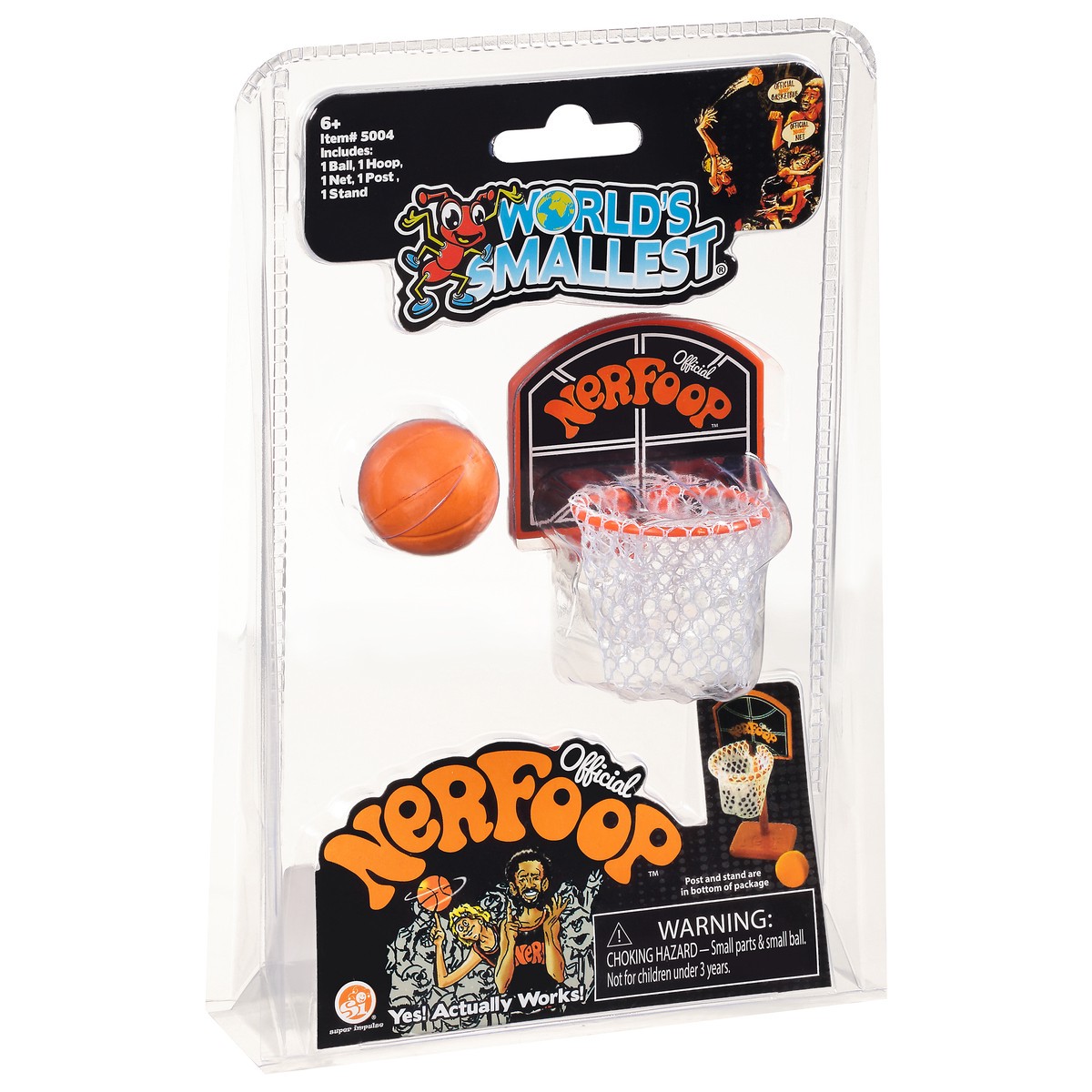 slide 3 of 8, World's Smallest Nerfoop Official 1 ea Blister Pack, 1 ct