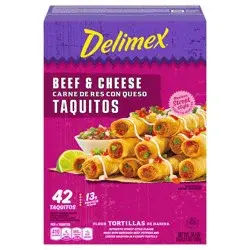 Delimex Beef Taquitos 42Ct