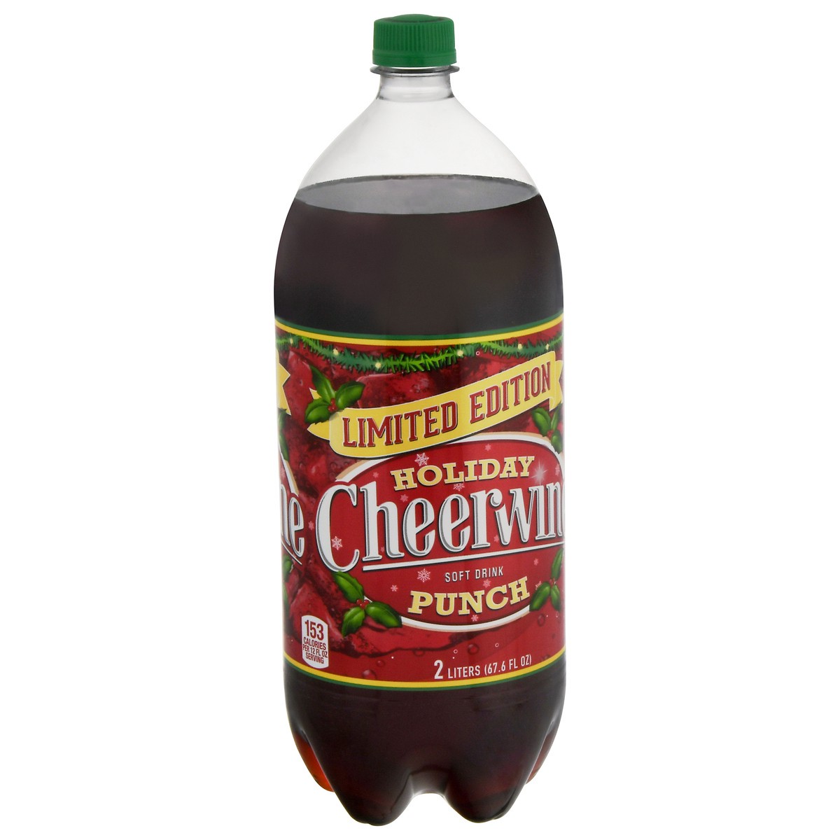 slide 10 of 11, Cheerwine Holiday Punch Soft Drink - 2 liter, 2 liter