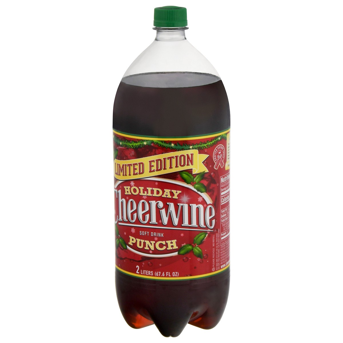 slide 5 of 11, Cheerwine Holiday Punch Soft Drink - 2 liter, 2 liter