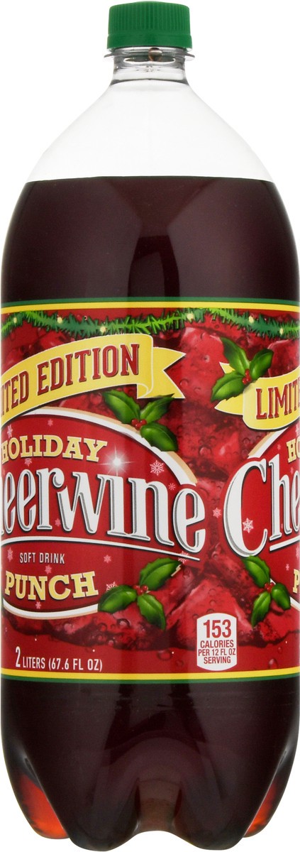 slide 7 of 11, Cheerwine Holiday Punch Soft Drink - 2 liter, 2 liter