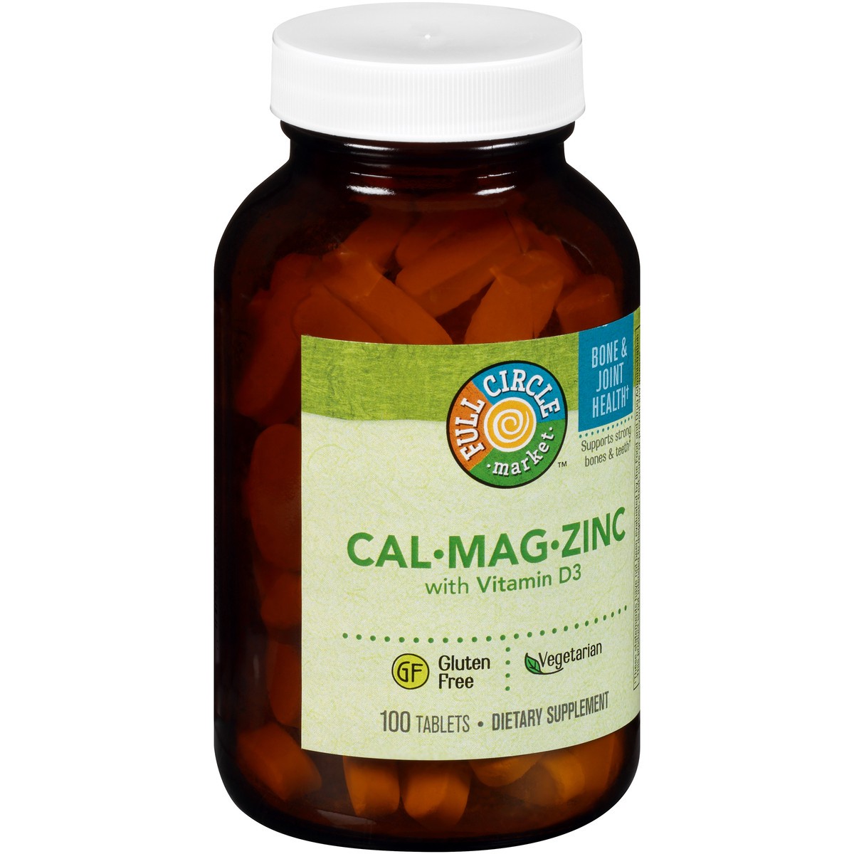 slide 4 of 8, Full Circle Cal Mag Zinc, 100 ct