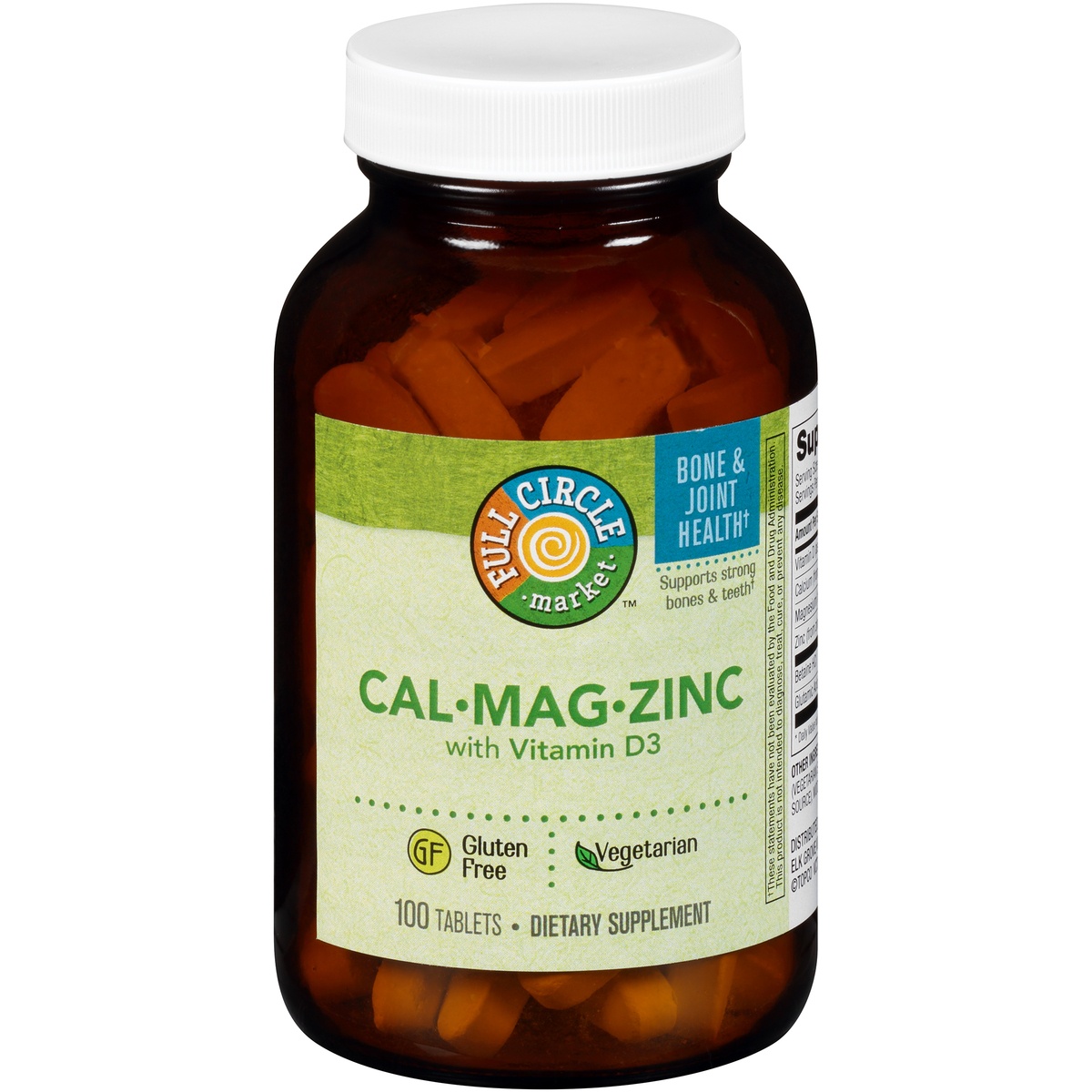 slide 1 of 8, Full Circle Cal Mag Zinc, 100 ct