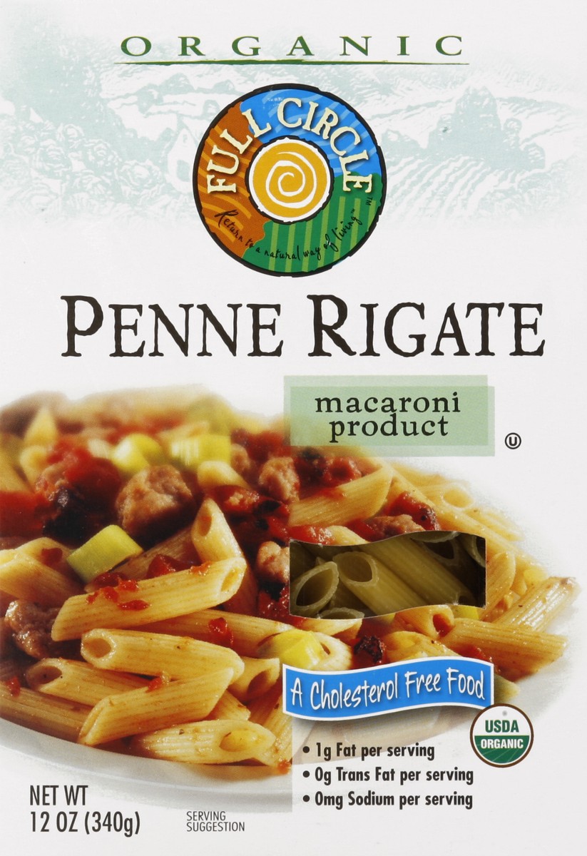 slide 4 of 6, Full Circle Market Full Circle Organic Penne Rigate, 12 oz