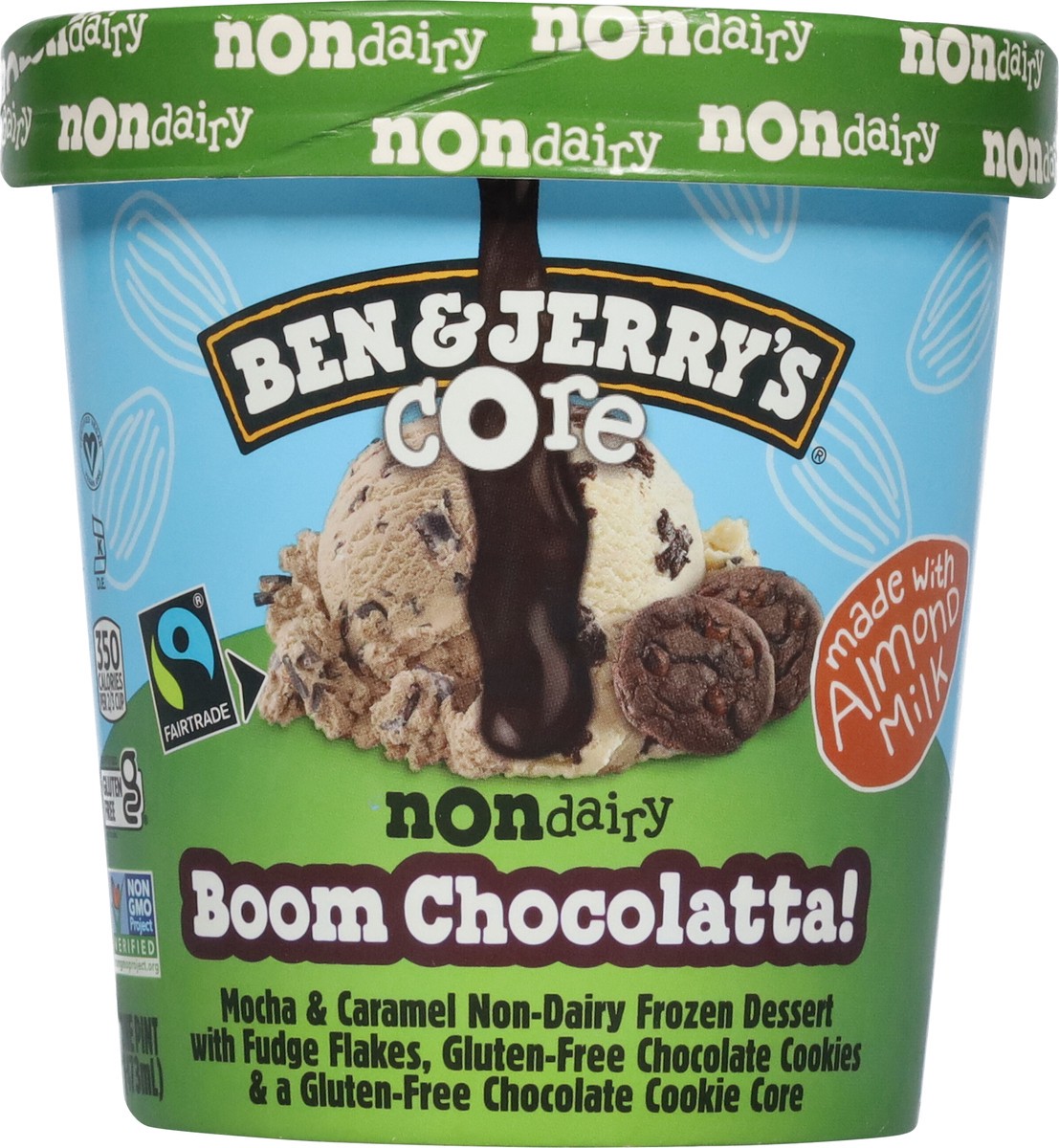 slide 13 of 13, Ben & Jerry's Non Dairy Boom Chocolatta Frozen Dessert 1 pt, 11.4 oz