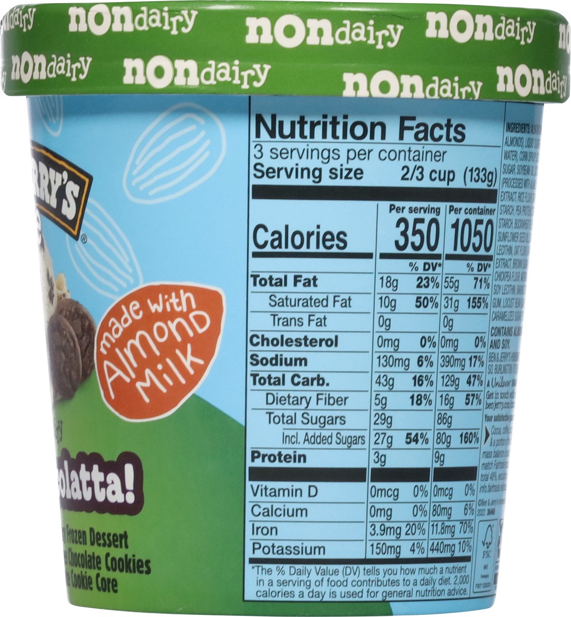 slide 8 of 13, Ben & Jerry's Non Dairy Boom Chocolatta Frozen Dessert 1 pt, 11.4 oz