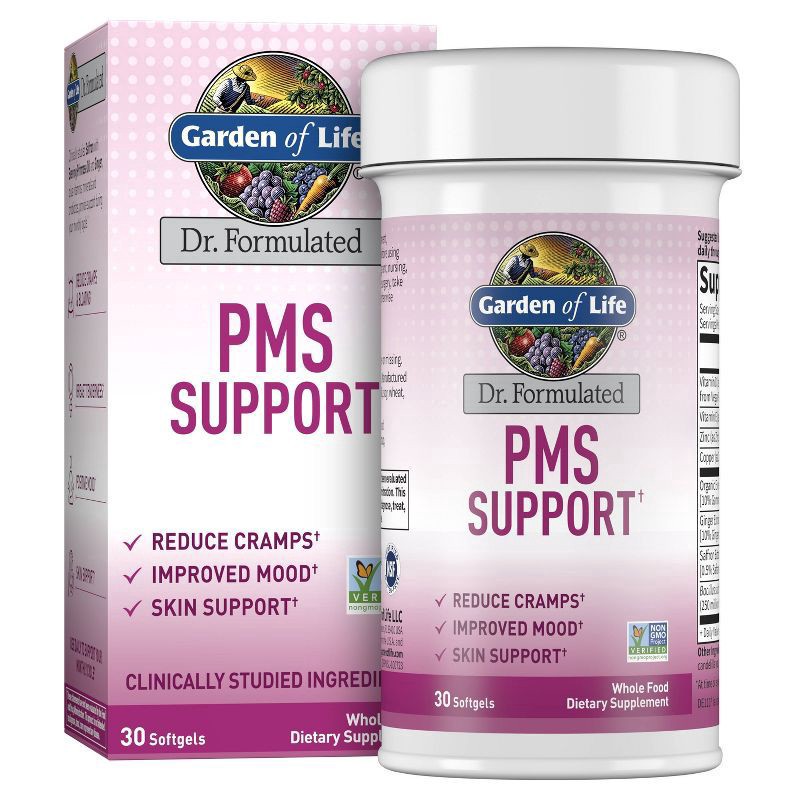 slide 1 of 8, Garden of Life Dr. Formulated Women's Monthly Balance PMS Support Softgel - 30ct, 30 ct