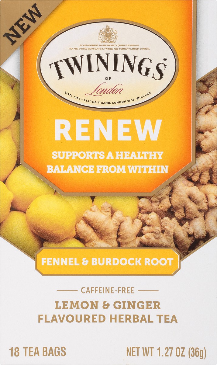 slide 5 of 9, Twinings of London Renew Fennel & Burdock Root Tea Bags - 1.27 oz, 1.27 oz