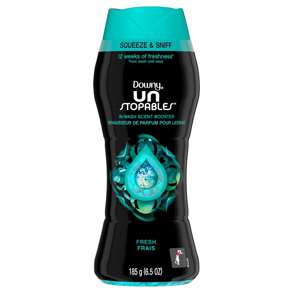 slide 1 of 3, Downy Unstopables Fresh In-Wash Scent Booster, 6.5 oz