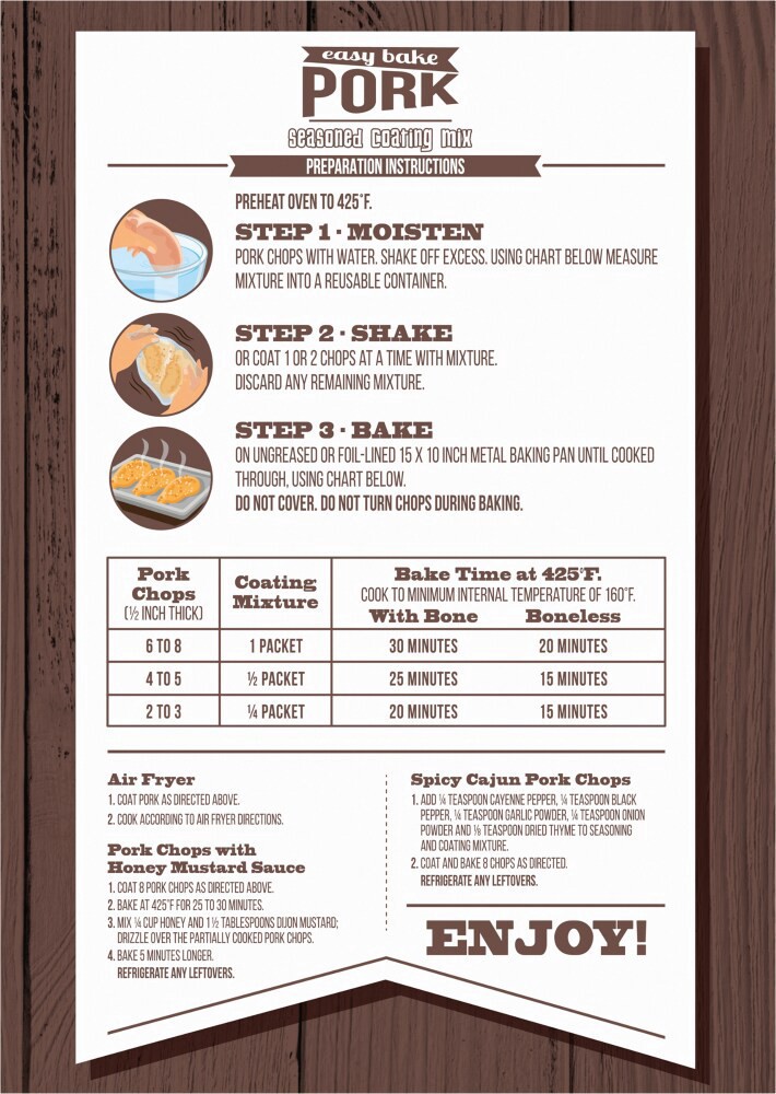 slide 2 of 3, Kroger Easy Bake Pork Seasoned Coating Mix, 5 oz