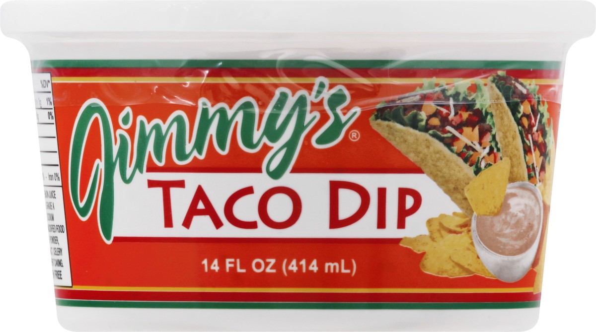 slide 13 of 13, Jimmys Taco Dip 14 oz, 14 oz